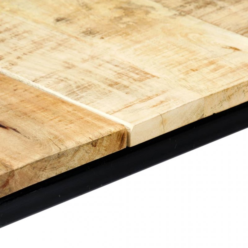 Τραπέζι φαγητού 180 x 90 x 75 εκ. Από μασίφ ακατέργαστο ξύλο μάνγκο