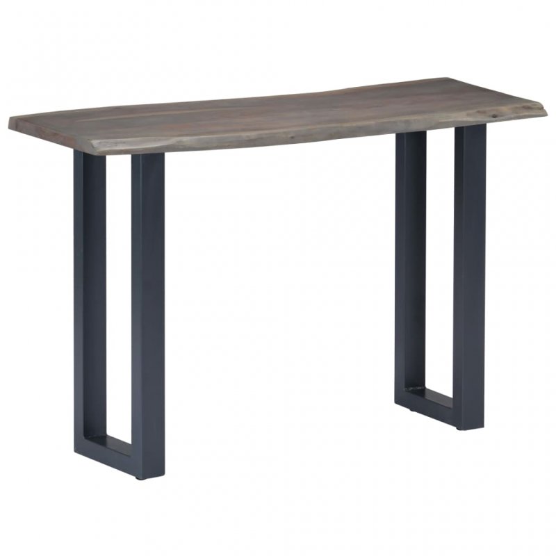 Τραπέζι κονσόλα γκρι 115x35x76 εκ μασίφ ξύλο ακακίας / σίδηρο | Echo Deco