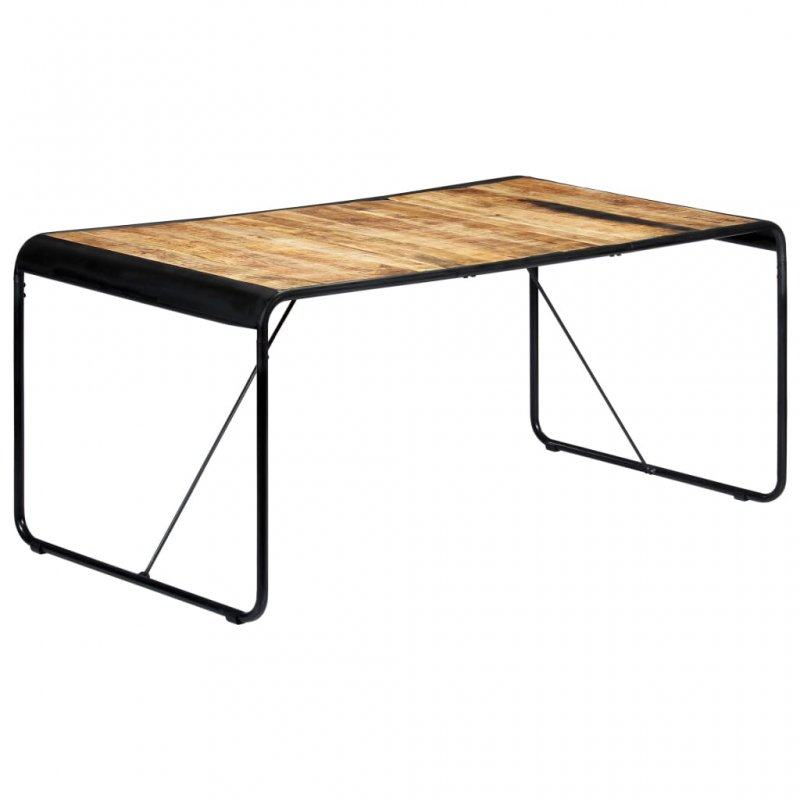 Τραπέζι 180 x 90 x 76 εκ. Από μασίφ ακατέργαστο ξύλο μάνγκο