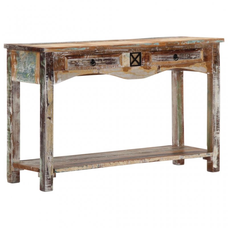 Τραπέζι κονσόλα 120 x 40 x 75 εκ από μασίφ ανακυκλωμένο ξύλο | Echo Deco