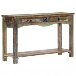 Τραπέζι κονσόλα ρετρό από μασίφ ανακυκλωμένο ξύλο 120x40x75 εκ