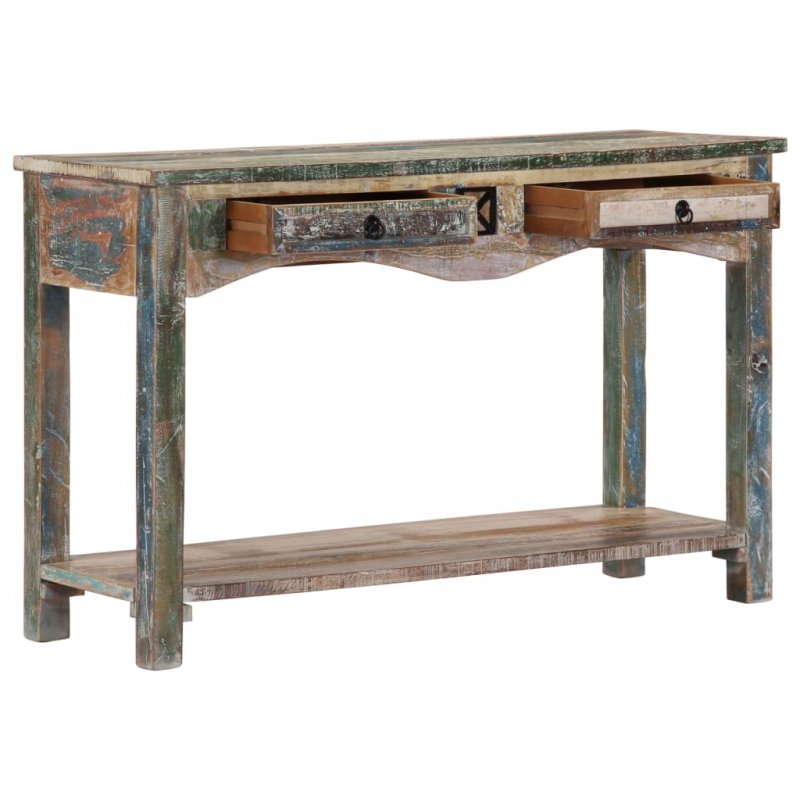 Τραπέζι κονσόλα 120 x 40 x 75 εκ από μασίφ ανακυκλωμένο ξύλο | Echo Deco