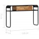 Τραπέζι κονσόλα 118 x 30 x 75 εκ από μασίφ ξύλο μάνγκο | Echo Deco