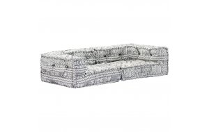 Καναπές - Κρεβάτι Διθέσιος Αρθρωτός Γκρι Υφασμάτιν&