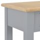 Τραπέζι κονσόλα γκρι 110 x 35 x 80 εκ ξύλινο | Echo Deco