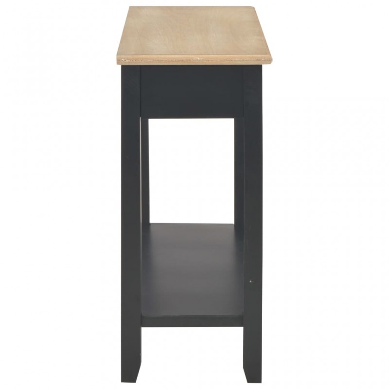 Τραπέζι κονσόλα μαύρο 110 x 35 x 80 εκ ξύλινο | Echo Deco