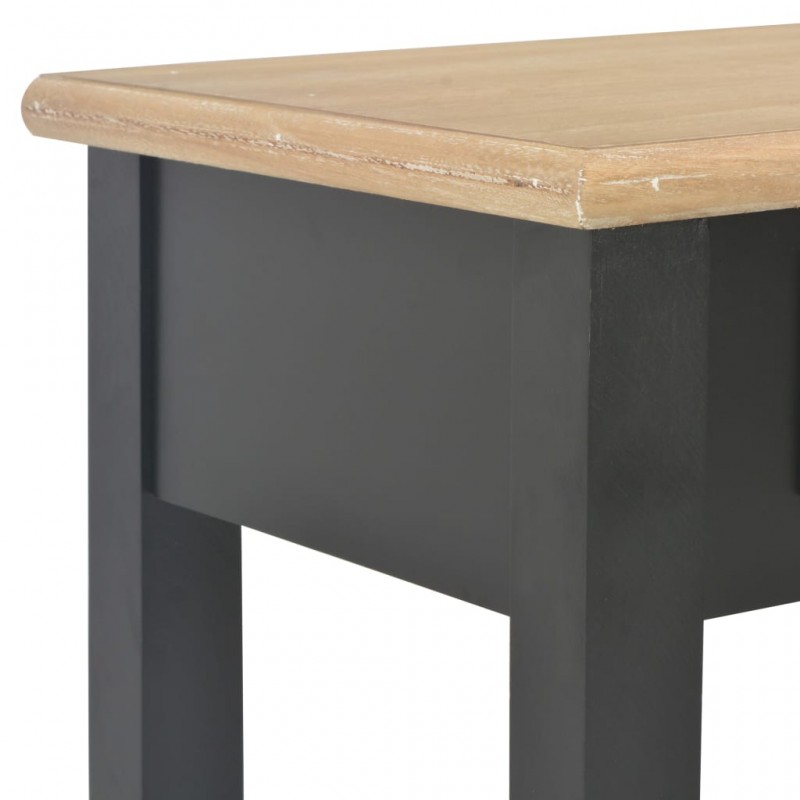 Τραπέζι κονσόλα μαύρο 110 x 35 x 80 εκ ξύλινο | Echo Deco