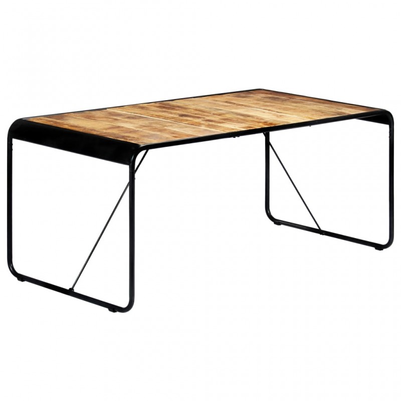 Τραπέζι 180 x 90 x 76 εκ. Από μασίφ ακατέργαστο ξύλο μάνγκο