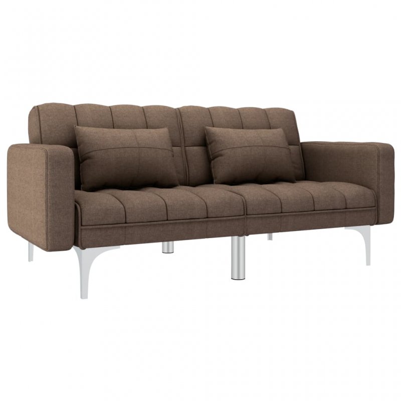 Καναπές - Κρεβάτι Καφέ Υφασμάτινος | Echo Deco