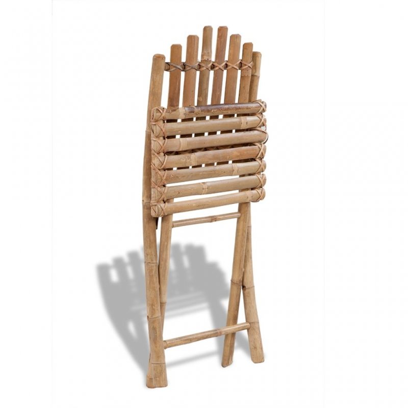 Καρέκλες Πτυσσόμενες 4 τεμ. από Μπαμπού | Echo Deco