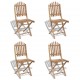 Καρέκλες Πτυσσόμενες 4 τεμ. από Μπαμπού | Echo Deco