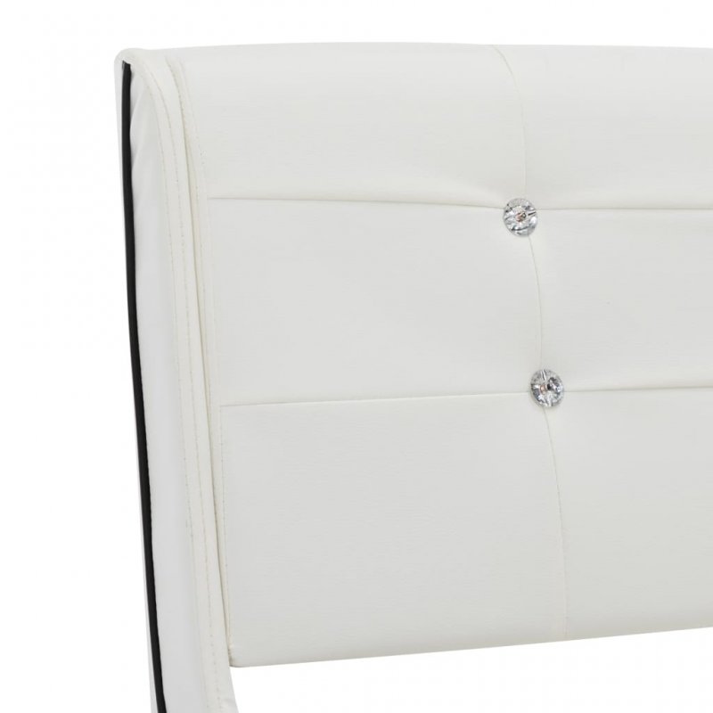 Πλαίσιο Κρεβατιού Λευκό 90 x 200 εκ. από Συνθετικό Δέρμα | Echo Deco