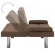 Καναπές - Κρεβάτι με Δύο Μαξιλάρια Καφέ από Πολυεστέρα | Echo Deco
