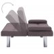Καναπές - Κρεβάτι με Δύο Μαξιλάρια Χρώμα Taupe από Πολυεστέρα | Echo Deco