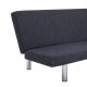Καναπές - Κρεβάτι Σκούρο Γκρι από Πολυεστέρα | Echo Deco
