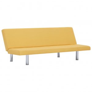 Καναπές - Κρεβάτι Κίτρινος από Πολυεστέρα