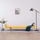 Καναπές - Κρεβάτι με Μπράτσα Κίτρινος από Πολυεστέρα | Echo Deco