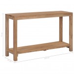 Τραπέζι κονσόλα από μασίφ ξύλο teak 120x35x75 εκ