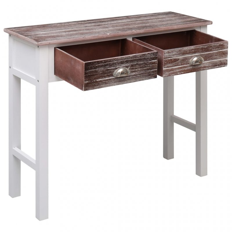 Τραπέζι κονσόλα καφέ 90 x 30 x 77 εκ ξύλινο | Echo Deco