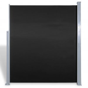Σκίαστρο Βεράντας Πλαϊνό Συρόμενο Μαύρο 160 x 300 εκ.