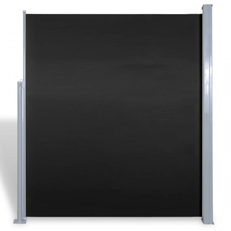 Σκίαστρο Βεράντας Πλαϊνό Συρόμενο Μαύρο 160 x 300 εκ. | Echo Deco