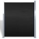 Σκίαστρο Βεράντας Πλαϊνό Συρόμενο Μαύρο 160 x 300 εκ. | Echo Deco