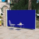 Σκίαστρο Βεράντας Πλαϊνό Συρόμενο Μπλε 160 x 300 εκ. | Echo Deco