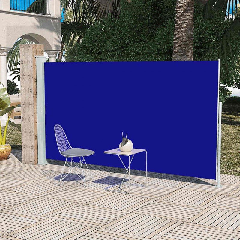 Σκίαστρο Βεράντας Πλαϊνό Συρόμενο Μπλε 160 x 300 εκ. | Echo Deco