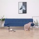 Καναπές - Κρεβάτι με Δύο Μαξιλάρια Μπλε από Πολυεστέρα