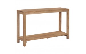 Τραπέζι κονσόλα από μασίφ ξύλο teak 120x35x75 εκ 