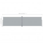 Σκίαστρο Πλαϊνό Συρόμενο Γκρι 160 x 600 εκ. | Echo Deco