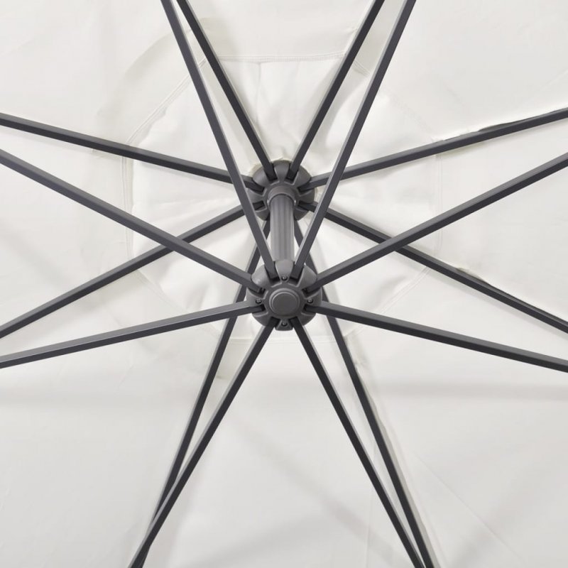 Ομπρέλα Κρεμαστή Λευκό της Άμμου 3,5 μ. | Echo Deco