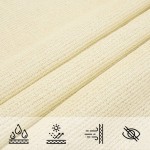 Πανί Σκίασης Τετράγωνο Κρεμ 3,6 x 3,6 μ. από HDPE