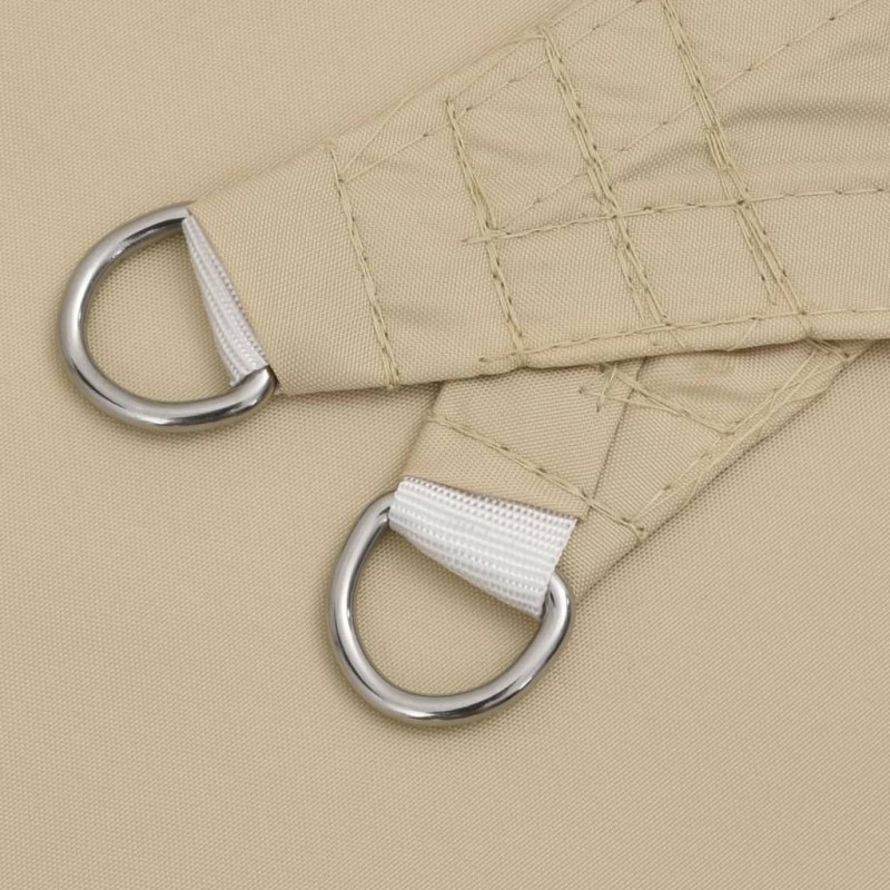 Πανί Σκίασης Τετράγωνο Μπεζ 3,6 x 3,6 μ. από Ύφασμα Oxford