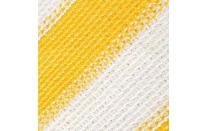 Διαχωριστικό Βεράντας Κίτρινο και Λευκό 75 x 600 εκ. από HDPE
