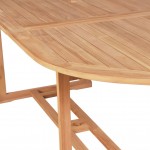 Τραπέζι κήπου από μασίφ ξύλο teak 180x90x75 εκ