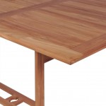 Τραπέζι κήπου από μασίφ ξύλο teak 180x90x75 εκ