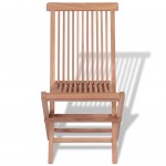 Καρέκλες Εξωτερικού Χώρου Πτυσσόμενες 4 τεμ. Μασίφ Ξύλο Teak | Echo Deco