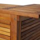 Τραπέζι μπαρ από μασίφ ξύλο ακακίας 110x50x105 εκ
