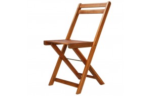 Καρέκλες Bistro Εξωτερικού Χώρου 2 τεμ. από Μασίφ Ξύλο Ακ&alp