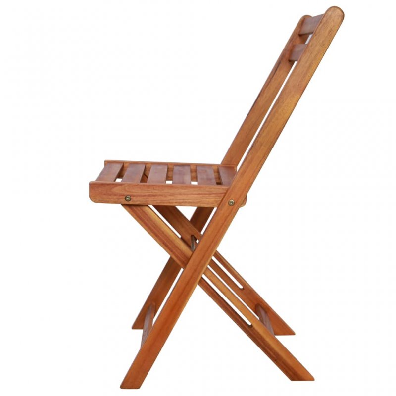Καρέκλες Bistro Εξωτερικού Χώρου 2 τεμ. από Μασίφ Ξύλο Ακακίας | Echo Deco