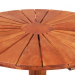 Τραπέζι bistro από μασίφ ξύλο ακακίας 70x70 εκ