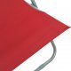 Σεζλόνγκ Πτυσσόμενες 2 τεμ. Κόκκινες από Ατσάλι / Ύφασμα Oxford | Echo Deco