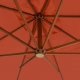 Ομπρέλα Κρεμαστή Τερακότα 400 x 300 εκ. με Ξύλινο Ιστό | Echo Deco