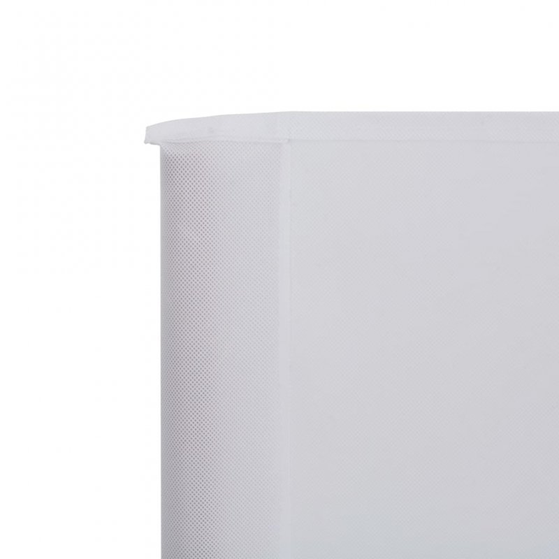 Προστατευτικό Αέρα με 6 Πάνελ Λευκό 800 x 80 εκ. Υφασμάτινο | Echo Deco