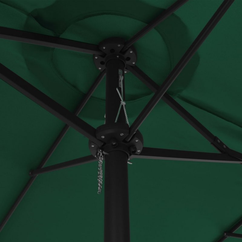 Ομπρέλα Κήπου Πράσινη 460 x 270 εκ. με Ιστό Αλουμινίου | Echo Deco