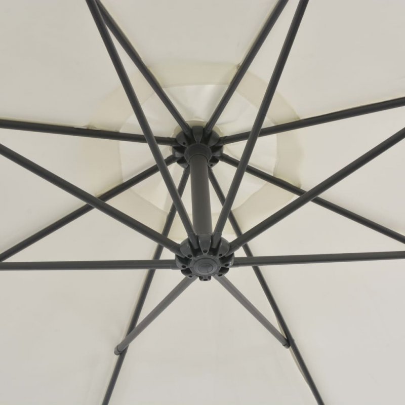 Ομπρέλα Κρεμαστή Χρώμα Άμμου 300 εκ. με Ατσάλινο Ιστό | Echo Deco