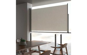 Σκίαστρο Πλαϊνό Συρόμενο Βεράντας Κρεμ 140 x 300 εκ.
