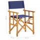 Καρέκλες Σκηνοθέτη 2 τεμ. Μπλε από Μασίφ Ξύλο Ακακίας | Echo Deco