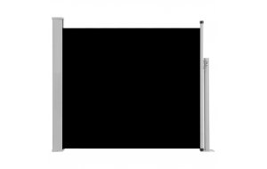 Σκίαστρο Πλαϊνό Συρόμενο Βεράντας Μαύρο 100 x 300 εκ.
